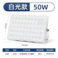 亚明蚂蚁投光灯(50W)足 亚明led投光灯户外防水蚂蚁投射灯室内广告庭院高亮 工地仓库照明