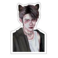 易烊千玺B款 8cm立牌 TFBOYS原创周边王俊凯易烊千玺王源双面亚克力立牌摆件生日礼物