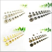 3mm银色单面撞钉100套_随机发个坏的 平面铆钉字母铆钉diy手工皮带钱包鞋配件扁平撞钉五金扣3mm4mm5m