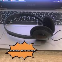 071纯黑色无麦MP3手机耳机 电脑带唛头戴式电脑耳机,台式笔记本手机通用型(可调节长短度)