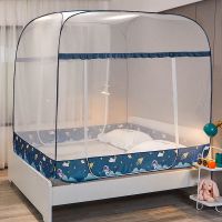 探索宇宙 1.2X2.0米床(加密防摔大空间) 南极人防摔免安装蚊帐家用1.5m单人1.8米双人床2.0米加密加厚