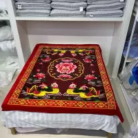 黑色(鸳鸯戏水) 枕套(花色随机) 金丝绒加厚保暖加绒被套加厚床单鸳鸯戏水床单被套家用床单被套