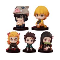 [Q版鬼灭](随机1个) [袋装](自用收藏) 鬼灭之刃手办炭治郎祢豆子我妻善逸杏寿郎蝴蝶忍动漫手办毕业礼物