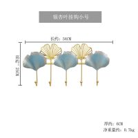54X25 创意门后衣帽钩金属时尚铁艺挂钩玄关墙壁装饰挂件个性挂墙挂衣钩