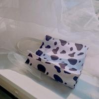 奶牛小号 ins学院风印花学生单肩包女 日系原宿Chic软妹少女帆布包包购物袋