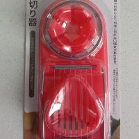 加厚双用不锈钢切蛋器-红色 切蛋神器多功能切蛋器松花家用水果香蕉切片器实惠装