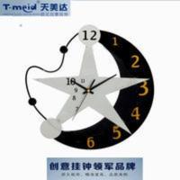 钟表家用装饰学生时钟超静音壁挂钟客厅卧室卡通墙上免打孔石英钟 钟表家用装饰学生时钟超静音壁挂钟客厅卧室卡通墙上免打孔石英