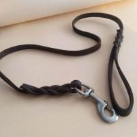 用料1.5M绳长1.2M 宽度1.2Cm马钢钩 狗狗用品狗链狗绳项圈油皮德牧灵缇金毛拉布拉阿拉斯加通用牵引绳