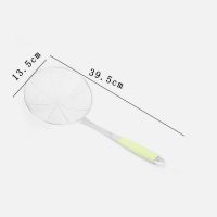 不锈钢线漏勺(防烫手柄)颜色随机 火锅线漏勺13.5cm 不锈钢捞勺漏勺过水勺油炸捞勺面条捞滤网勺线漏辣烫漏勺厨房用品