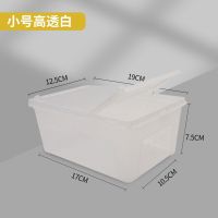小号透白带盖饲养盒 蜗牛饲养盒白玉蜗牛爬宠爬虫盒玉米蛇独角仙蜘蛛守宫蜥蜴饲养箱