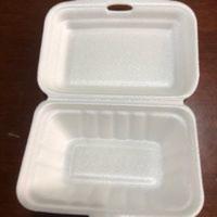 2A中号泡沫餐盒每件500个长17厘米宽11厘米连盖高6厘米 2A中号泡沫餐盒每件500个长17厘米宽11厘米连盖高6厘