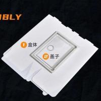 [性价比软款鞋盒] [体验装]1个 透明塑料鞋盒AJ加厚翻盖式球鞋盒子大号鞋子收纳盒鞋柜防尘防潮鞋