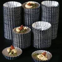 锡纸碗100个 钵仔糕碗烘焙碗杯器具小陶瓷玻璃碗钵仔糕材料摆摊商用模具钵仔碗