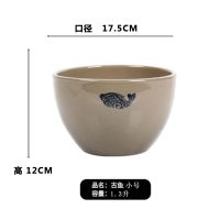 古瓷小号鸡盅 钵钵鸡盆汤盆鸡盅汤碗深桶深盅土餐具冷串串农家土瓷汤盅汤盆