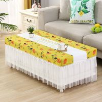 花儿朵朵 50宽100长40高 茶几桌布长方形家用茶几罩套客厅防尘餐桌台布蕾丝布艺电视柜盖巾