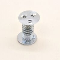 银色平头 带背胶 1个 弹簧底座超轻粘土彩泥软陶摇头儿童手工DIY摇摇头粘土摆件配件