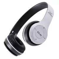 P47[时尚白] 蓝牙耳机头戴式吃鸡耳机华为蓝牙耳机vivo手机无线重低音耳麦