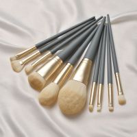 蓝桥+标记贴[20元质量] 仿生玉米丝纤维软毛[正品] 化妆刷套装全套沧州茉彩10支蓝桥脸部刷眼影刷软毛初学者化妆刷子