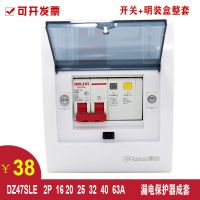 16A 2P 德力西漏电保护器2p 20 32 63A空开盒子配电箱4回路空气开关成套