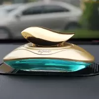 魅惑-金色-蓝色香水[海洋] 车载香水汽车内香薰车上车用品除异味固体香膏高档摆件持久野马