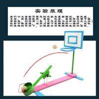 验钞机(送螺丝刀电池) DIY投篮器投石杠杆原理 学生科技小制作发明手工材料儿童创意玩具