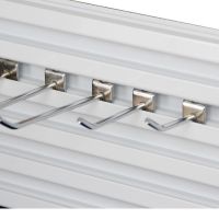 铝板专用挂钩5cm30个 铝槽板超市货架槽板手机配件挂钩商品陈列展示架万用板铝合金槽板