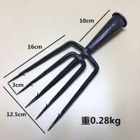 小号鱼叉 五齿大小不锈钢弹簧钢鱼叉头小大号垂钓装备泥鳅黄鳝青蛙倒刺钢叉