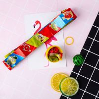 两只装 西瓜 32号彩带弹力球儿童老人休闲活动舞蹈球户外亲子互动彩带球扭蛋球