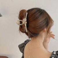 向日葵发夹 精致森系奢华向日葵树叶纹理鲨鱼夹复古抓夹后脑勺发夹子个性发饰