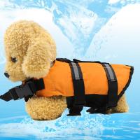 救生衣橙色 XS (建议体重3-6斤) 救生衣小中大型犬宠物狗狗猫咪衣服游泳衣宠物用哦泰迪比熊救生衣