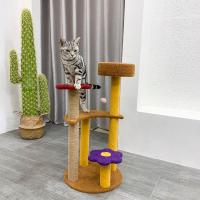 星空花朵 猫咪宠物玩具猫爬架一体通用耐磨猫抓柱