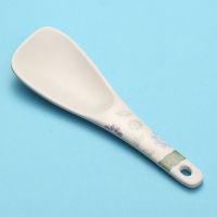 绿叶 竹纤维饭勺不粘电饭锅盛饭勺米铲子电饭煲家用米饭勺饭铲小饭勺子