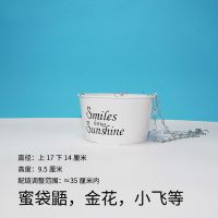 小号-圆铁挂窝-白色(金属烤漆 大悬挂陶瓷冰窝铁窝四季窝秋千松鼠龙猫花枝貂散热纳凉吊床挂窝