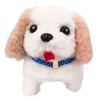 灰柯基 裸狗(无电池) 儿童玩具狗狗会走路宝宝仿真电动毛绒泰迪狗会跑的牵绳机器小狗