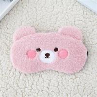 2021眼罩-害羞小熊粉色 2021韩版睡眠遮光眼罩可爱男女学生儿童热敷冰袋缓解睡觉护眼