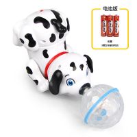 电动转球小狗(电池配置) 会发光转球小狗音乐电动玩具狗狗0男孩启蒙1-3周岁女宝宝益智玩具
