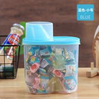 小号杂粮罐(1.9L) 加厚米桶塑料储米箱米缸面粉桶防虫防潮带盖20斤10KG厨房储物盒