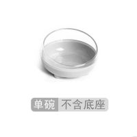 随机单碗不含底座 质量问题当日免费补发[符合国家标准] 猫碗保护颈椎双碗食盆猫粮防打翻猫咪食碗三碗狗狗碗宠物用品