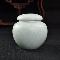 哑光白 蜂蜜罐陶瓷密封罐膏方罐茶叶罐面膜面霜粉末分装瓶五谷杂粮储物罐