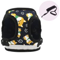 S(建议6-8斤) 2米黑色升级绳(颜色可选) 遛猫绳背心式可伸缩胸背带家用超长猫咪牵引绳可调节牵猫绳防挣脱