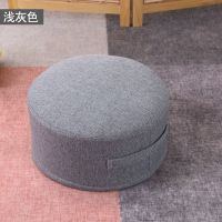 单个布套(不含内芯)+可拆洗 直径30高度20cm[儿童款] 小凳子软软凳地毯坐垫蒲团地垫加厚增高茶几坐墩家用榻榻米垫子