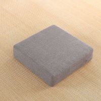 浅灰色 长40宽40高6厘米(硬质) [方形蒲团坐垫加厚榻榻米日式茶几客厅地毯卧室冬季增高坐垫可拆