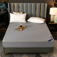 防水隔尿床笠-灰色 90cmX200cm标准款 防水夹棉床笠单件加厚儿童亲肤床套席梦思保护罩隔尿透气床垫防尘