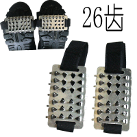 26齿 26齿大10齿 8齿冰爪 雪地防滑鞋套 钓鱼雪地冰面登山用品一双