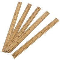 一尺(双面刻度)长33厘米 裁缝尺子竹尺老式一米一尺量布木尺30CM裁剪工具裁缝用品双面尺子