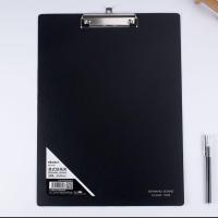 常规黑色D4101/8k微软 竖式A3板夹黑色户外写生夹8K绘画夹大号书写垫板试卷夹画画强力夹