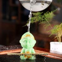 静心大圣[绿色] 茶台变色摆件孙悟空茶宠可养招财齐天大圣猴创意茶盘茶具配件