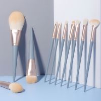 10支蓝桥化妆刷套装 10支化妆刷套装初学者超柔软动物毛散粉刷粉底眼影刷沧州化妆工具