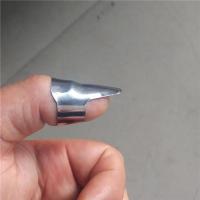 1只指甲-N88 毛豆铁指甲杨梅摘菜护甲套防磨蚕豆金属保护桑叶采摘大拇指手指套