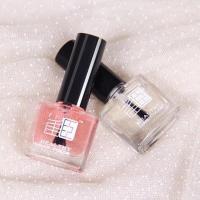 加钙底油+护甲亮油 12ml 指甲油底油亮油二合一套装封层护甲油女持久透明营养液护理裸粉